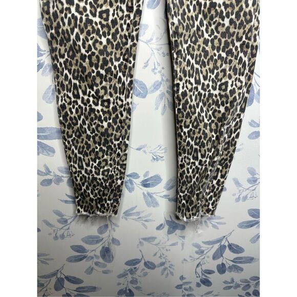 American Eagle Leopard Print Women Hi Rise Jeans Size 6 - Picture 4 of 7